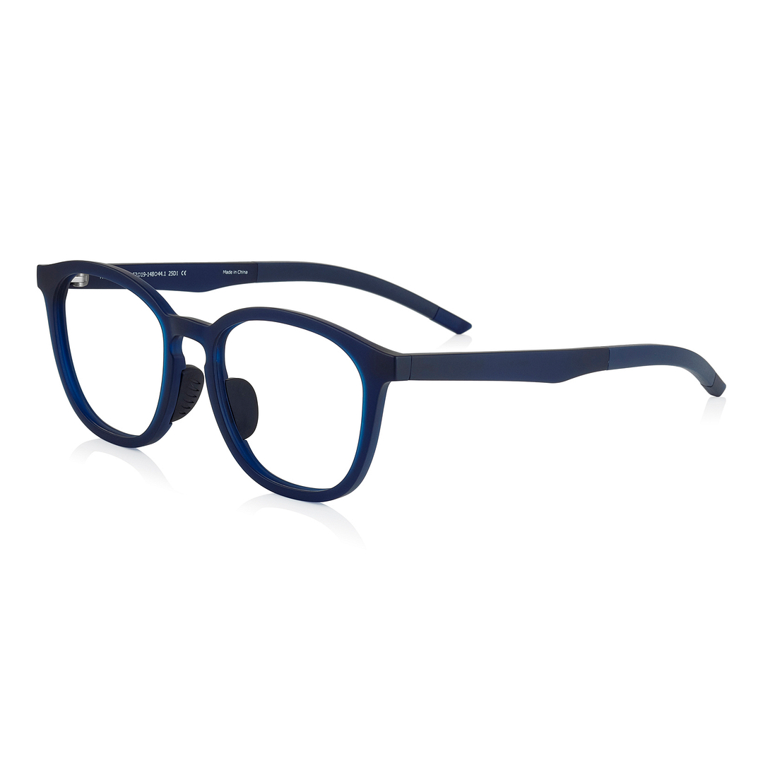 OWNDAYS | MOVE Matte Navy Full Rim Wellington left side